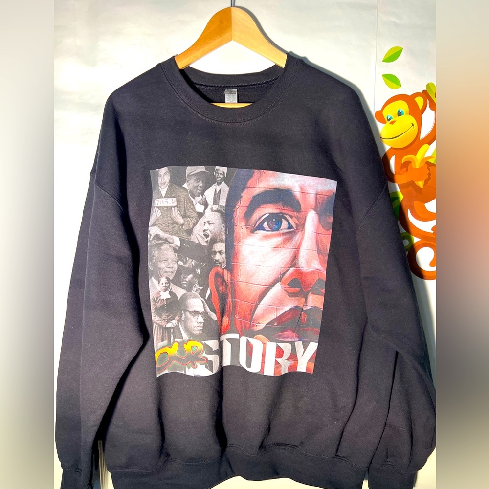 OUR STORY Sweatshirt ❤️🖤💚 Sizes S—2X